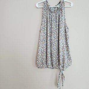 Floral Sleeveless Blouse